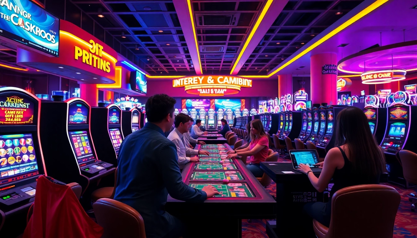 Découvrez les jeux captivants de casino en ligne avec une ambiance vibrante