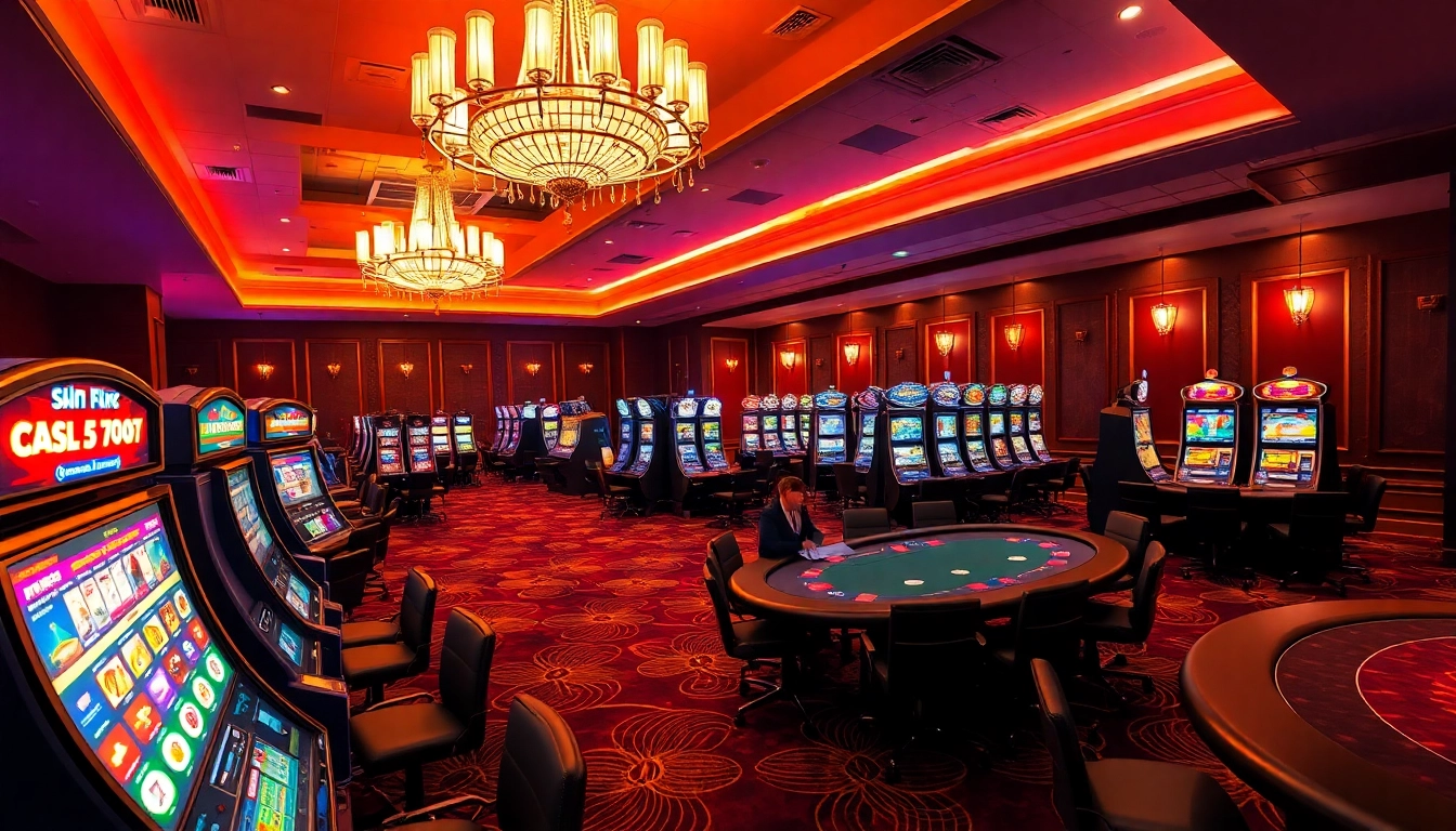 Jouer à des jeux de casino en ligne avec une ambiance élégante de casino.