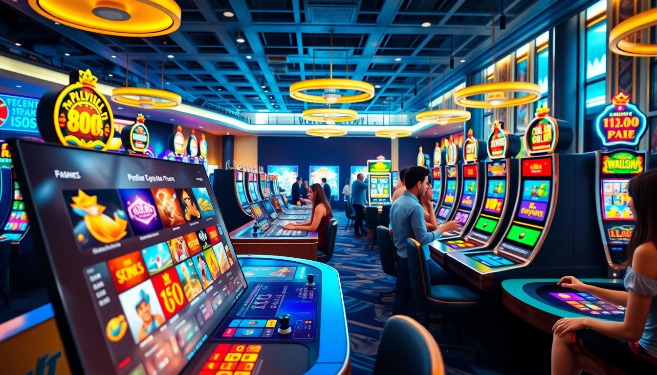 Découvrez le brouhaha d'un nouveau casino en ligne animé avec divers jeux captivants et offres.